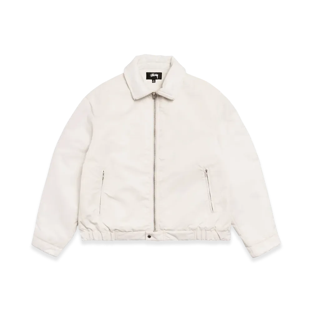 Stussy Pile Lined Zip Jacket "Bone"