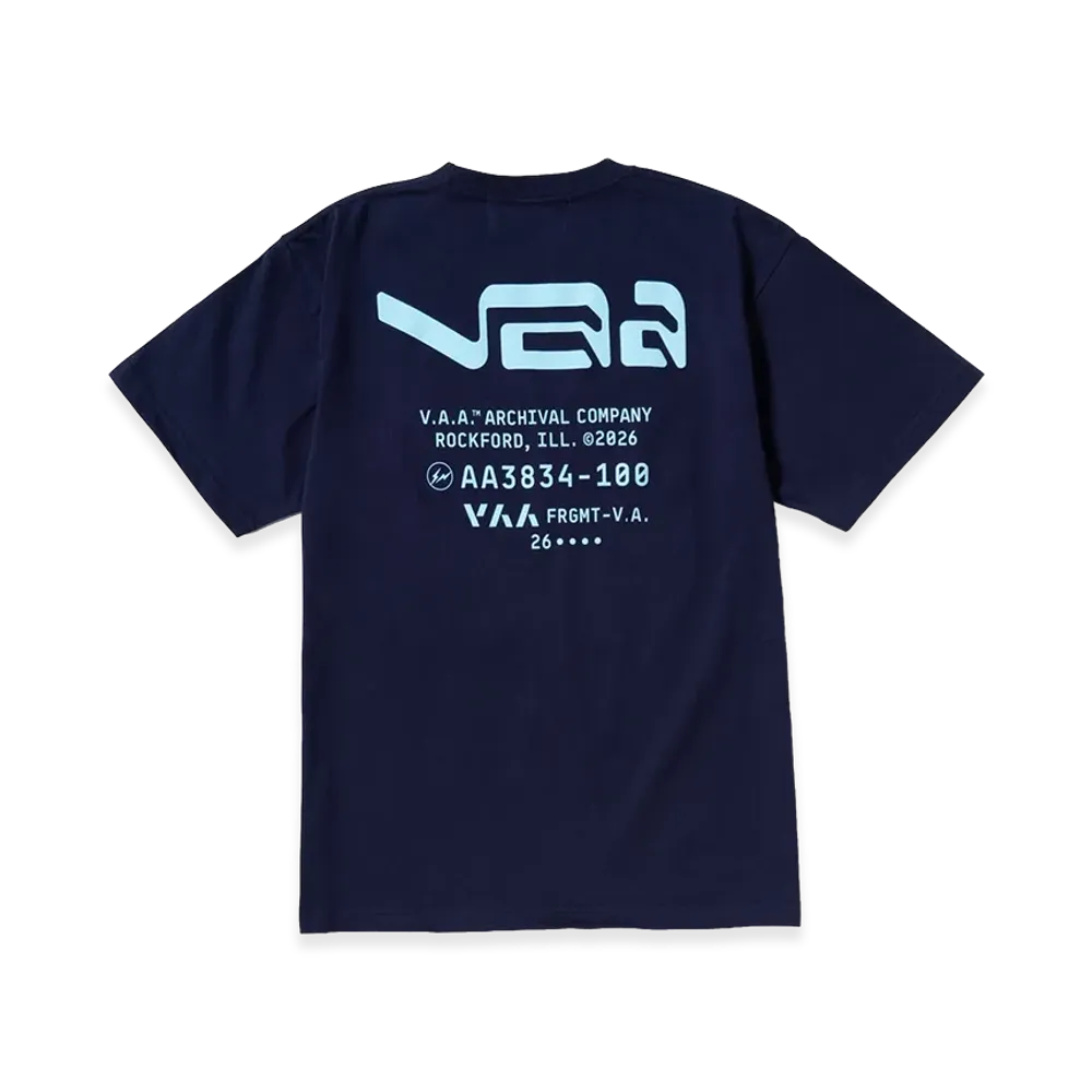 FRAGMENT x Virgil Abloh Archive (V.A.A) Tee B "Navy"