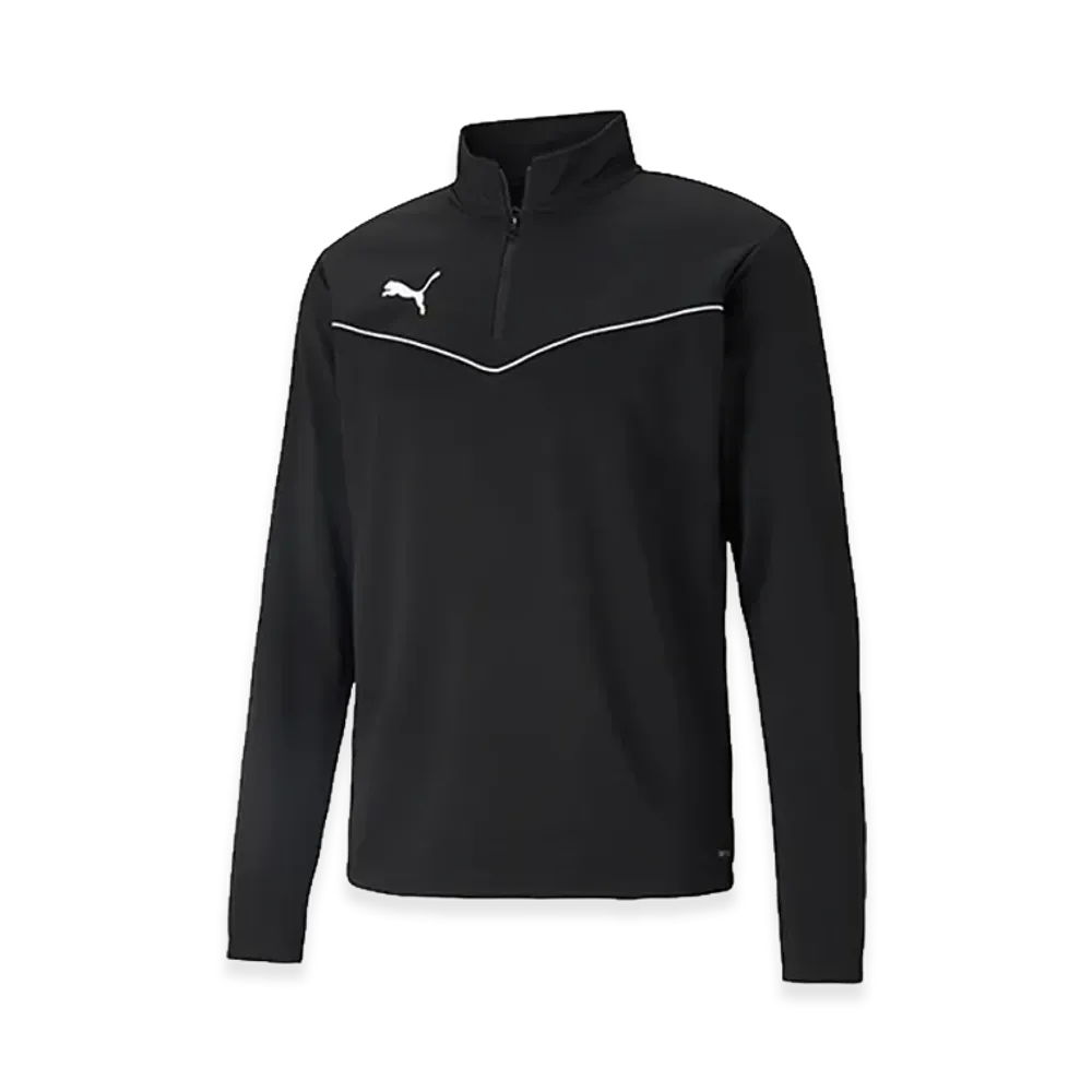 PUMA teamRISE 1/4 Zip Top "Puma Black/Puma White"