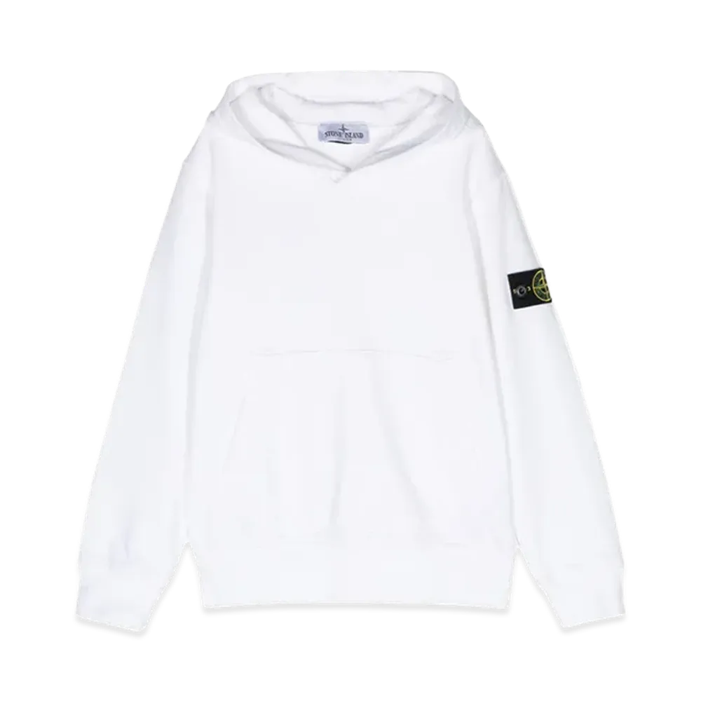 Stone Island Kids Hoodie "White"
