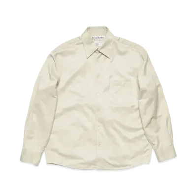 Acne Studios Nylon Overshirt "Ivory White"