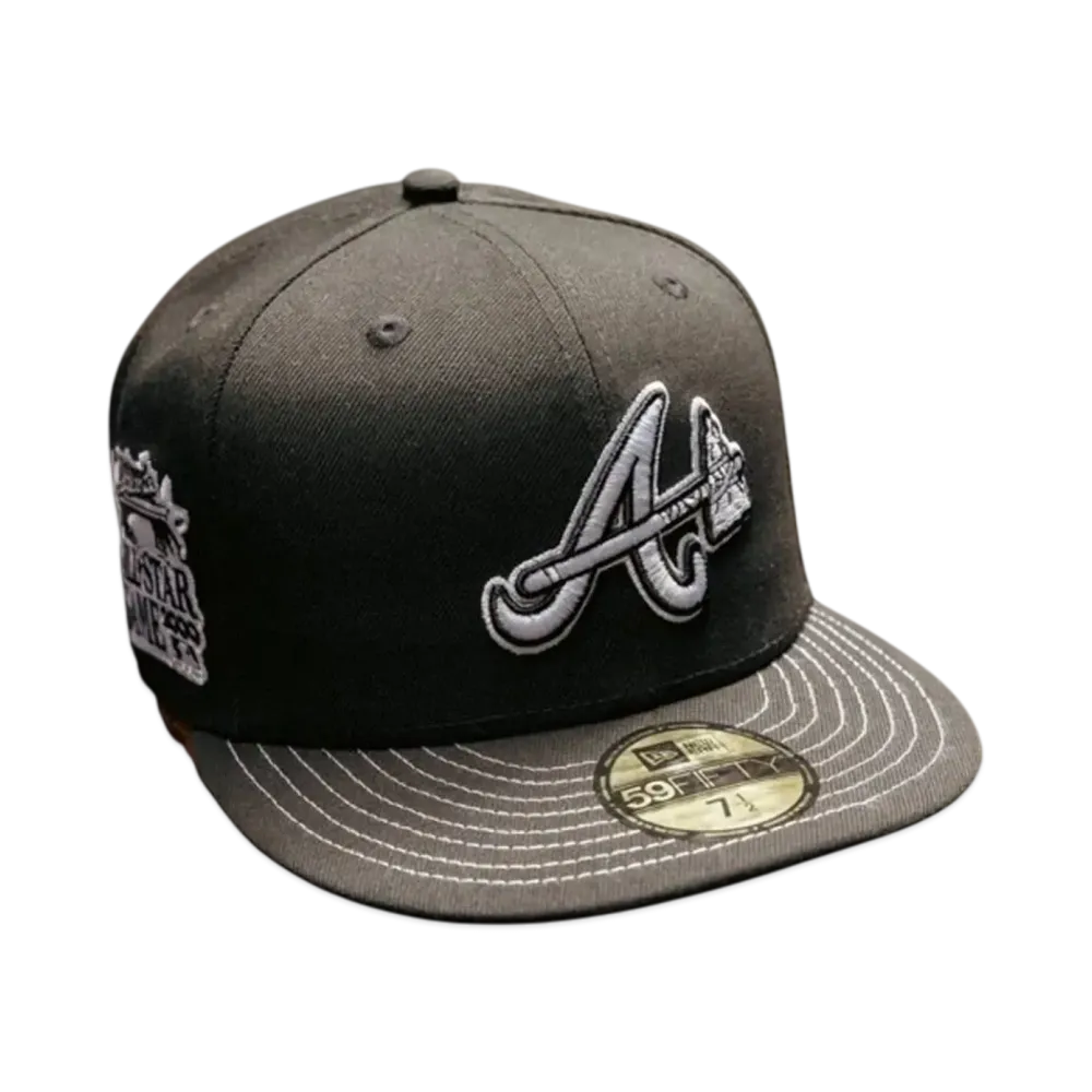 NEW ERA x THE CAP 59Fifty 'BLACK VENOM' Atlanta Braves "Black"