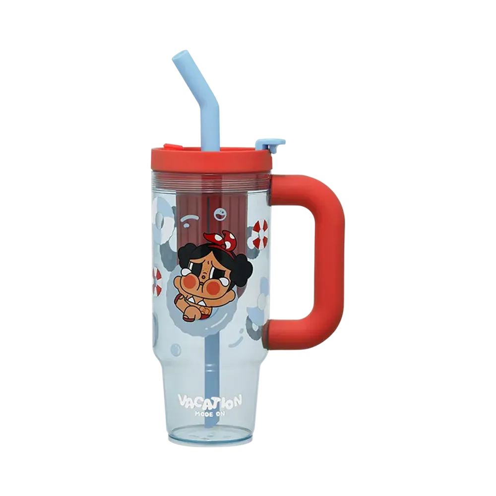 POP MART CRYBABY Vacation Mode On Series-Straw Cup