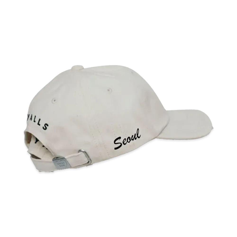 HUMAN MADE Stores Exclusive 6Panel Twill Cap Offline Store Seoul "White"