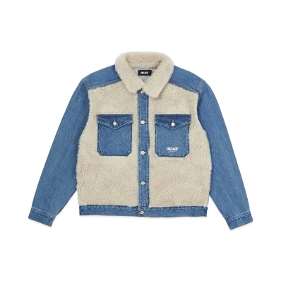 PALACE GRIZZLY DENIM JACKET "Stone Wash"