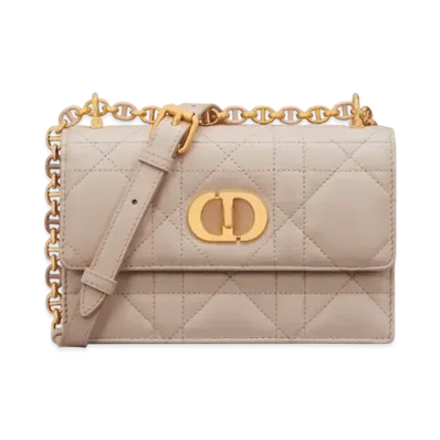 Dior Miss Caro Mini Bag Macro Cannage Lambskin "Caramel Beige"
