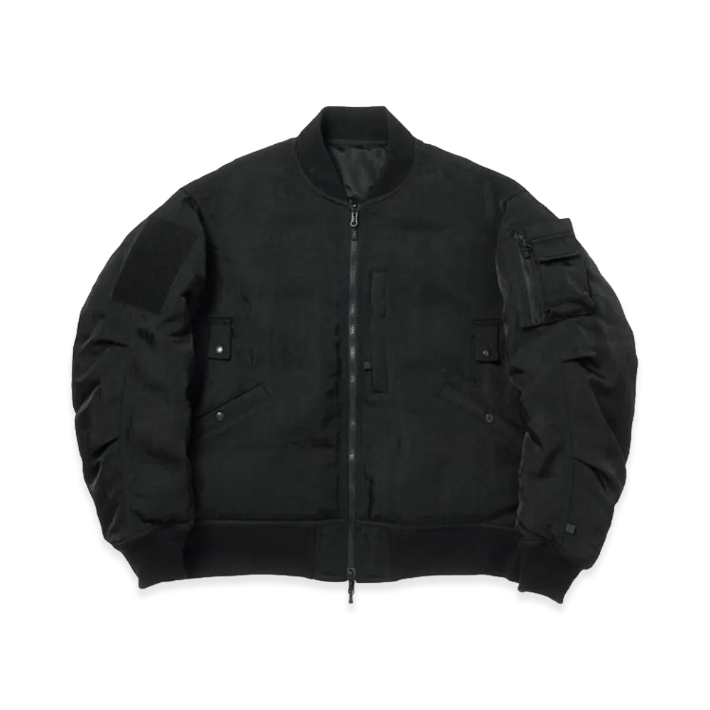 DAIWA PIER39 Tech Reversible MA-1 Down Jacket "Black/Ink Black"