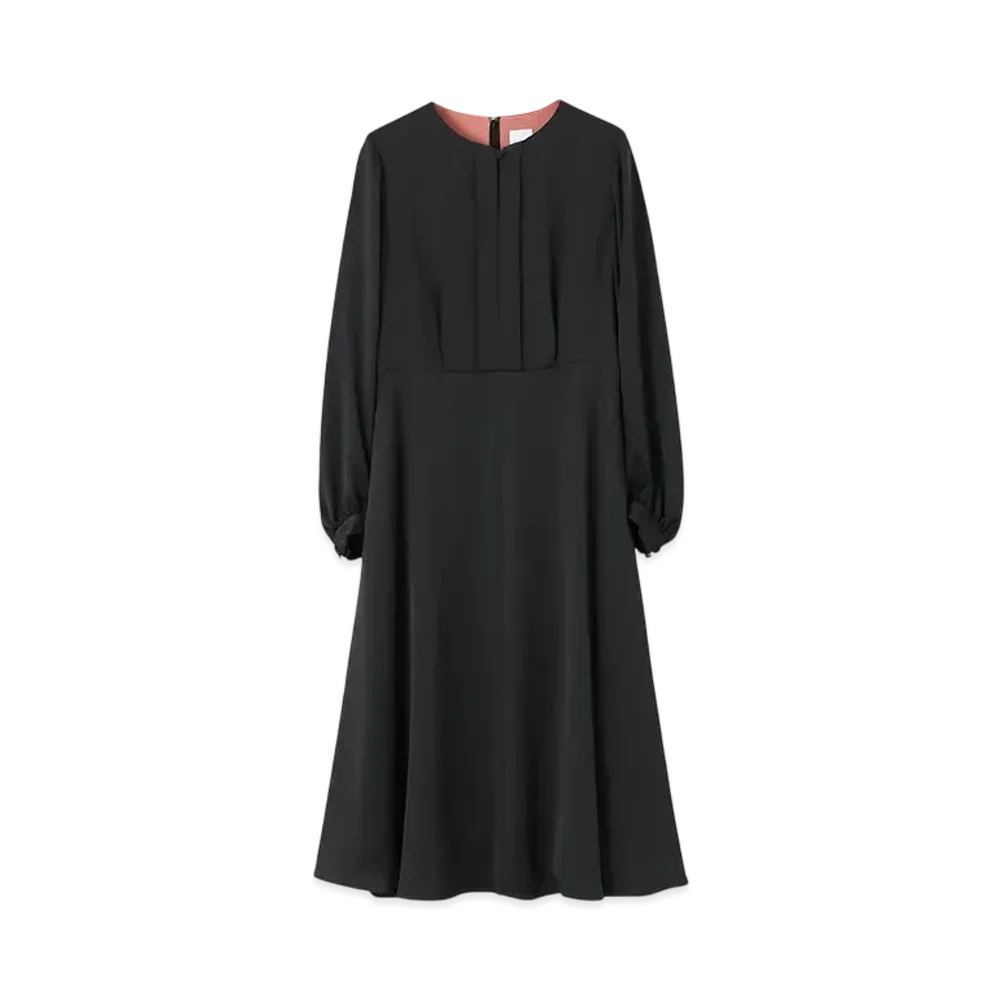 Paul Smith Women's Satin Flare Dress "Black"
