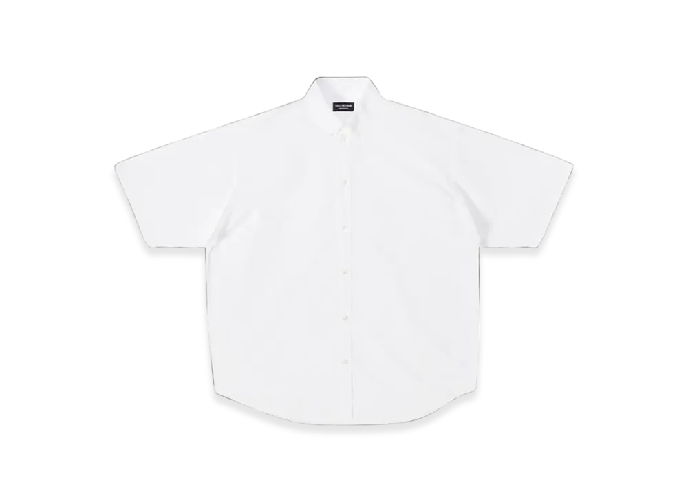 BALENCIAGA BB Icon Short Sleeve Shirt "White"