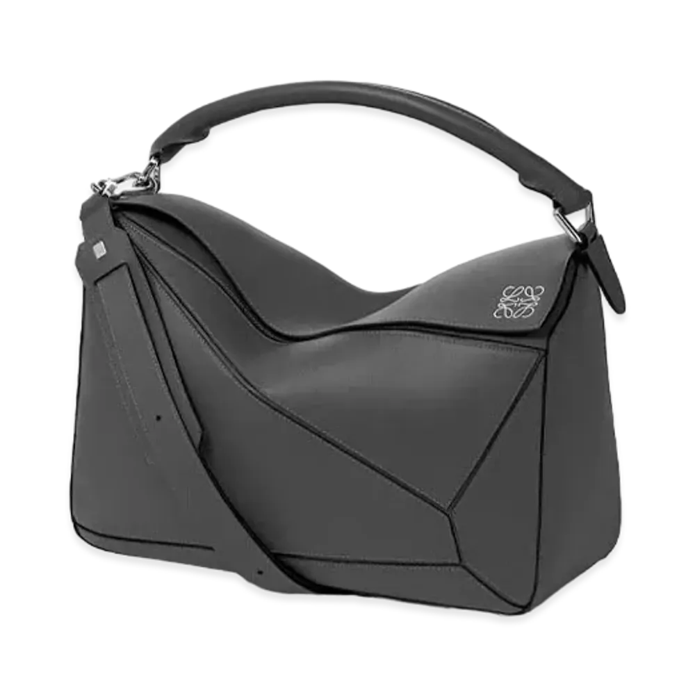 LOEWE Puzzle Bag In Classic Calfskin "Black"