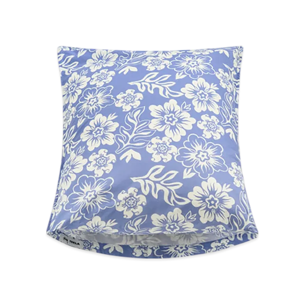 Stussy x Tekla Percale Pillow Sham King Size "Blue Hawaiian"