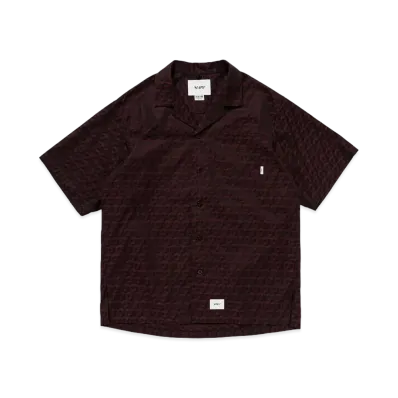 WTAPS Frio 01 / SS / Cotton. Herringbone. Textile "Burgundy"