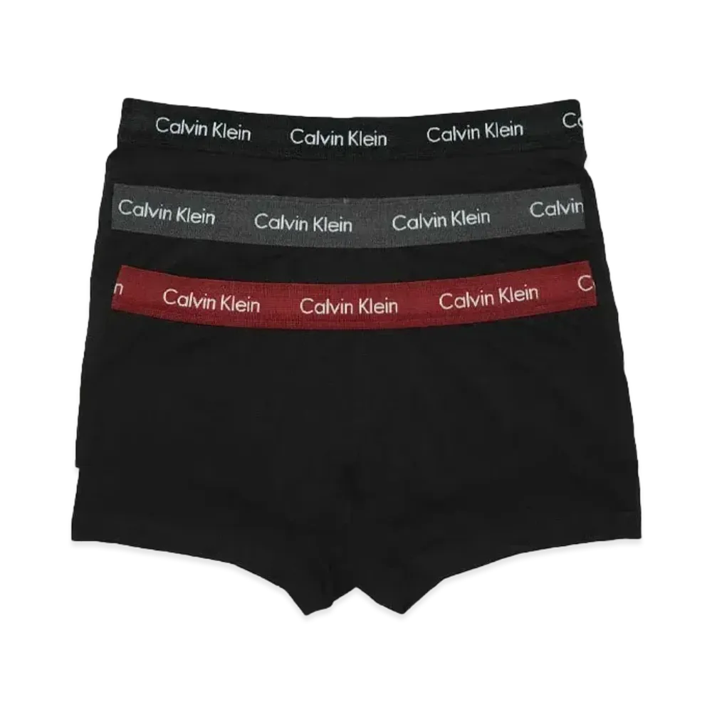 Calvin Klein Underwear LOW RISE TRUNK 3PK "BLACK"
