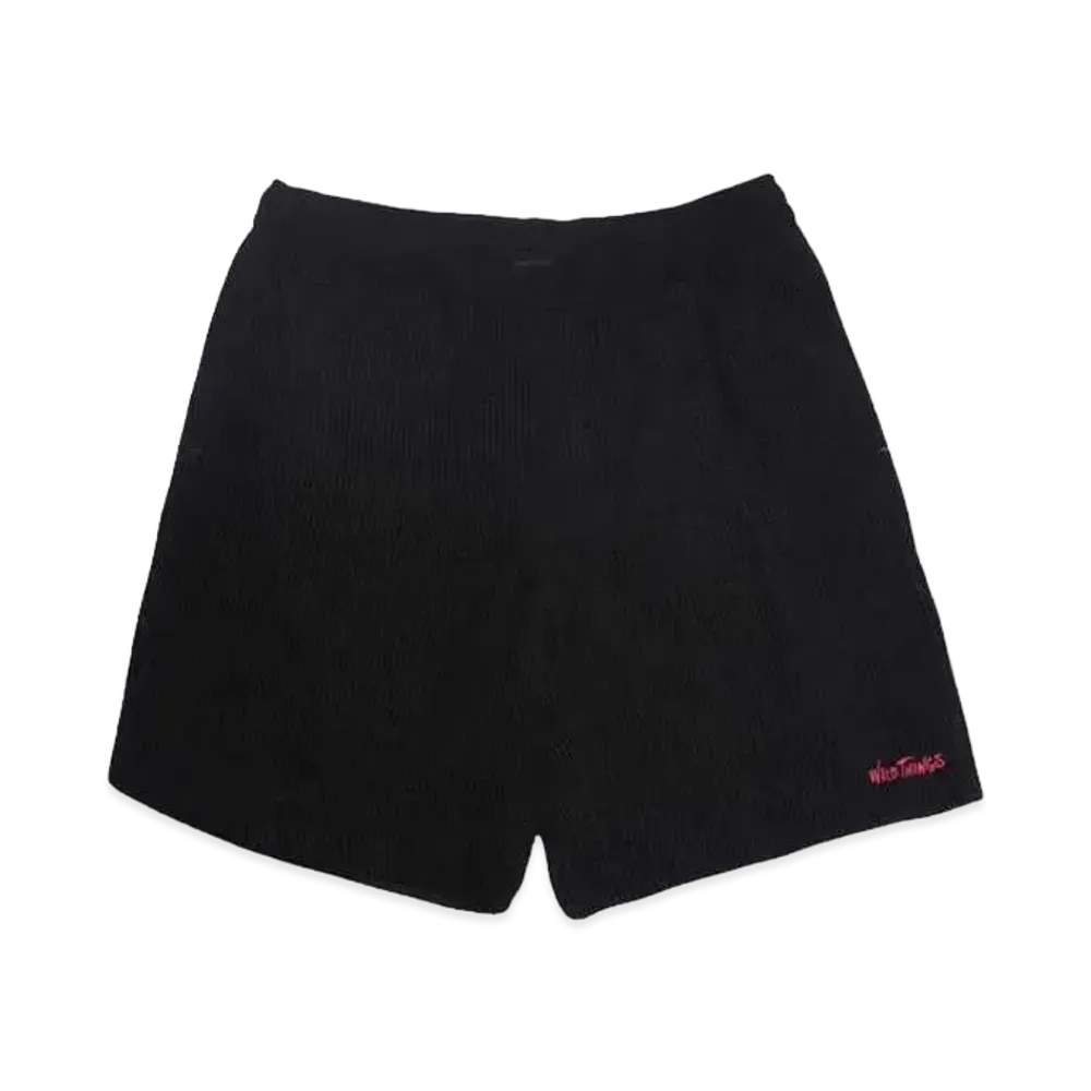 WILD THINGS SUMMER CORD SHORTS "BLACK"