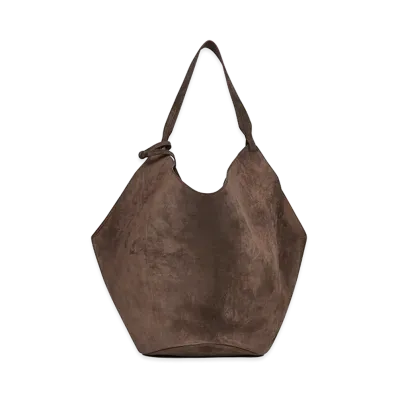 KHAITE Women's Lotus Medium Tote Bag "Cedar"