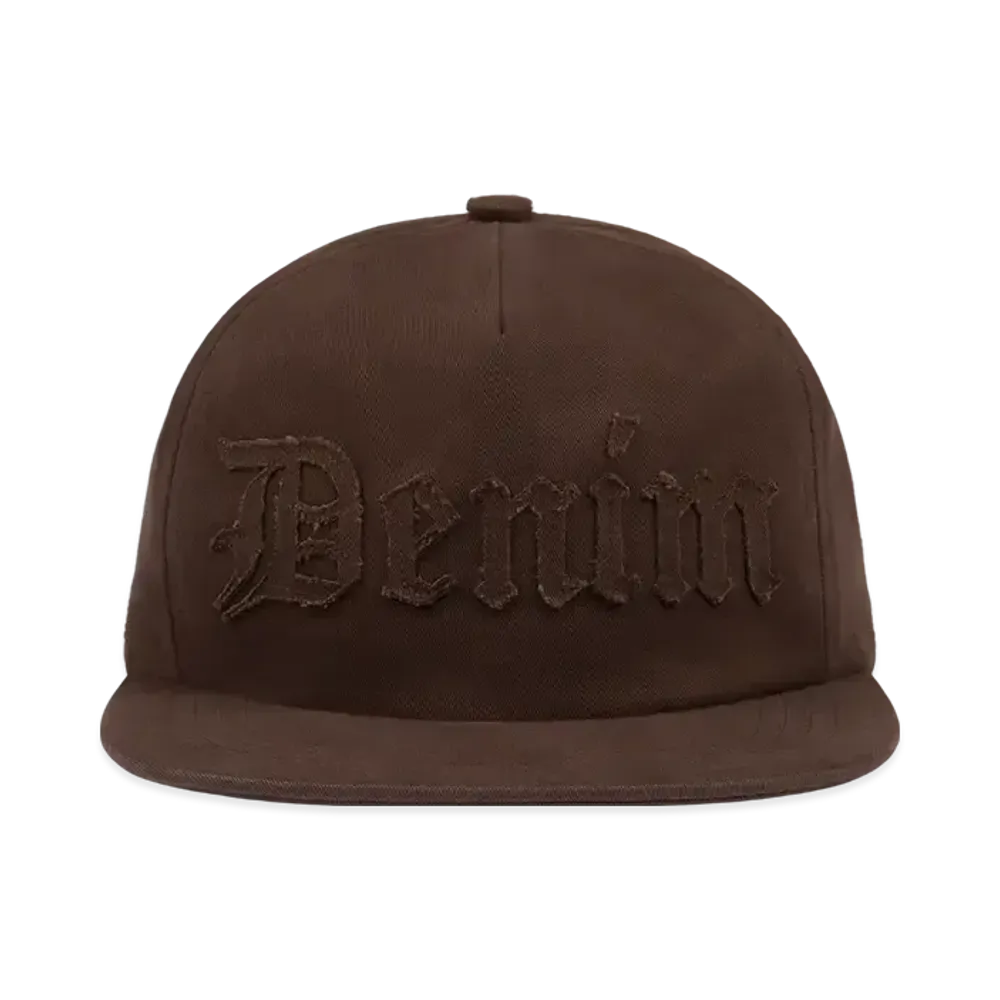 DENIM TEARS Denim Cut Out Cap "Brown"