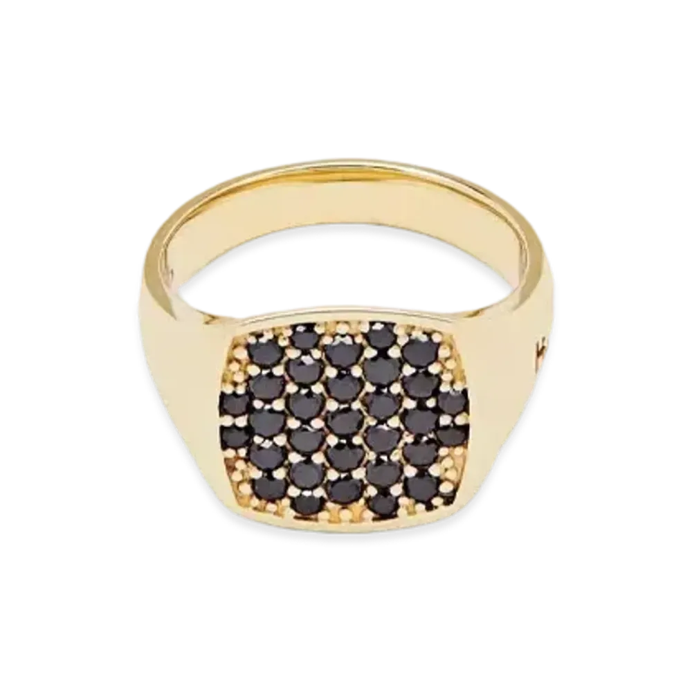 TOMWOOD Mini Cushion Black Diamond "Gold"