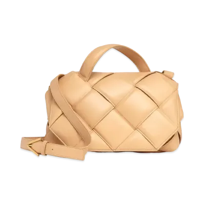Bottega Veneta Padded Handle "Almond"