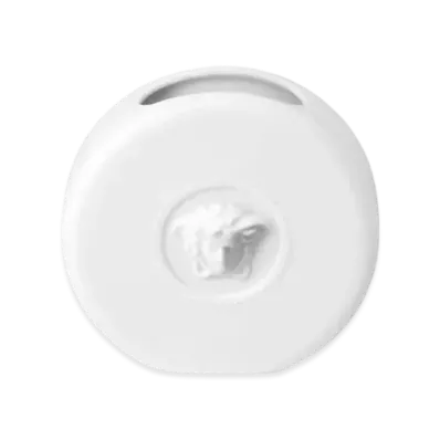 Versace La Medusa Round Vase 3.9" "White"
