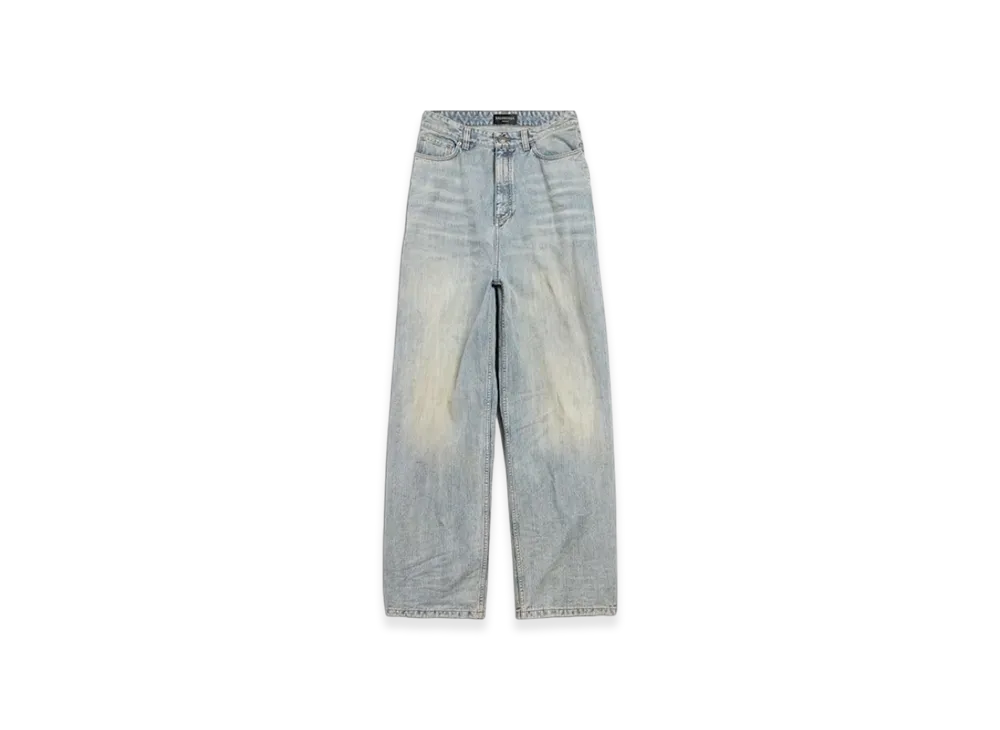 バレンシアガ プルアップ パンツ "ブルー" 704282TNW655760