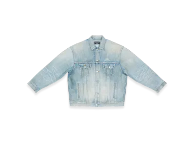 BALENCIAGA 3B Sports Large Fit Japanese Denim Jacket "Light Blue"