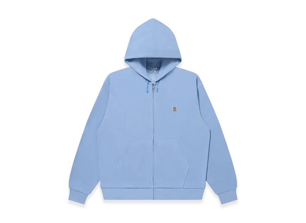 BlackEyePatch Small OG Thermal Zip Hoodie "Blue"
