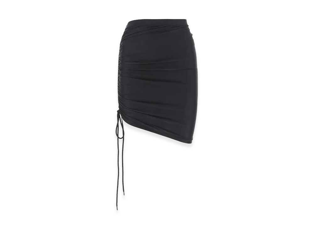 BALENCIAGA Women's Stretch Nylon Skirt "Black"