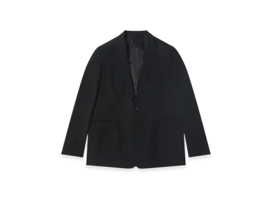 BALENCIAGA Curved Shoulder Oversized Jacket "Black"