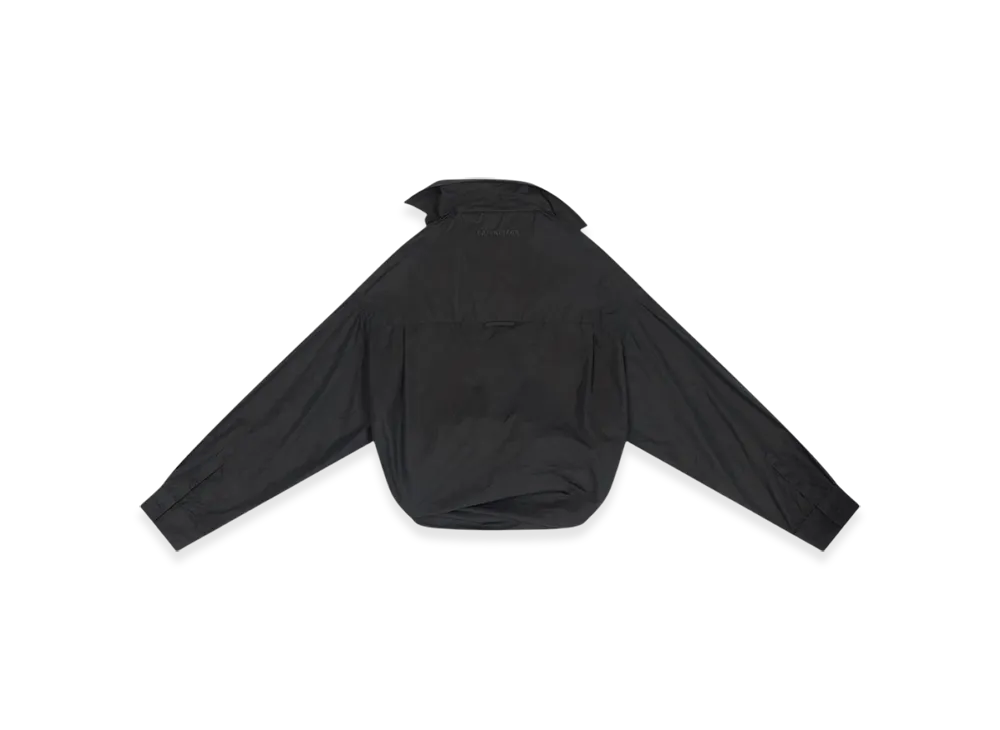 BALENCIAGA Women's Lifted Collar Shirt "Black"