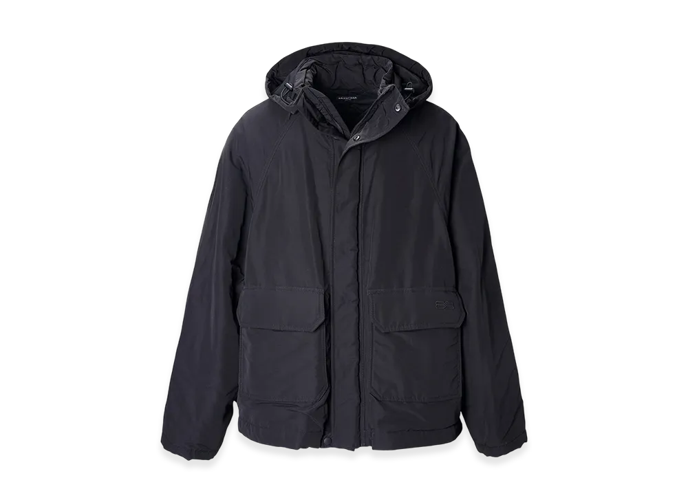 BALENCIAGA BB Icon Kick Parka "Black"