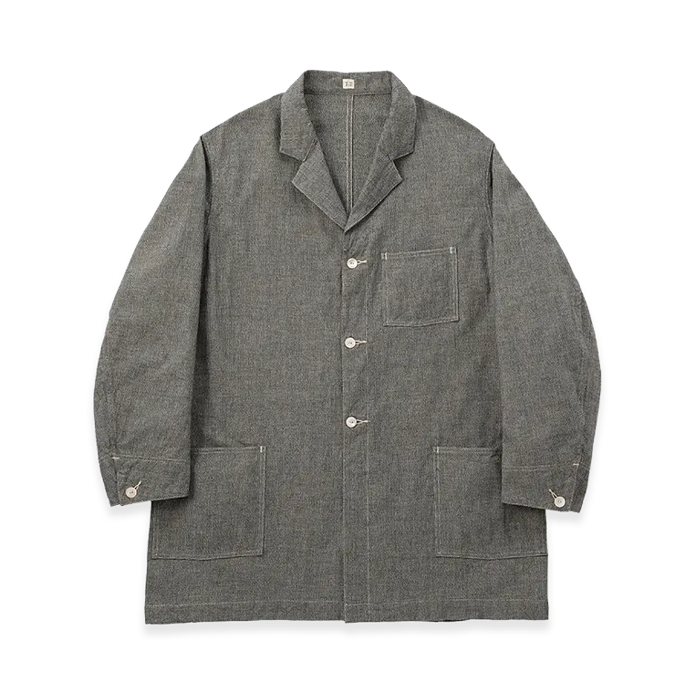 T.T Taiga Takahashi LOT.407 Work Coat "Ivory Black"