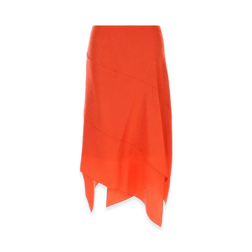 FENDI Women's Silk Skirt "Coral"