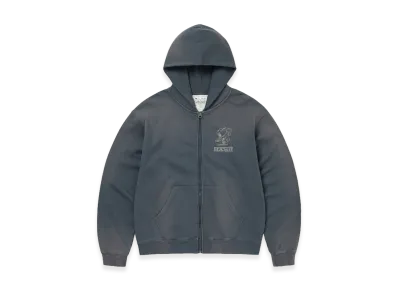 thisisneverthat x PEANUTS Zip Up Hoodie "Faded Navy"