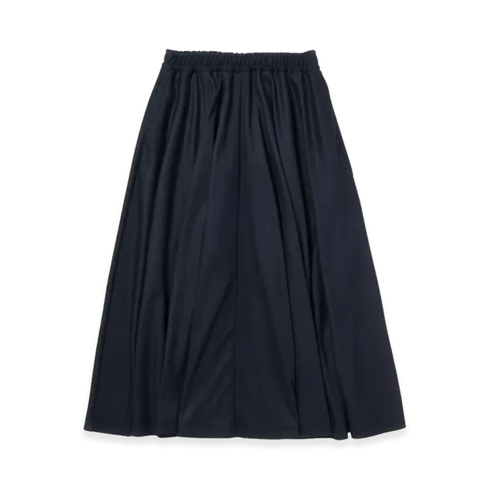 DAIWA PIER39 Women's Tech Flare Skirt Flannel "Dark Navy"