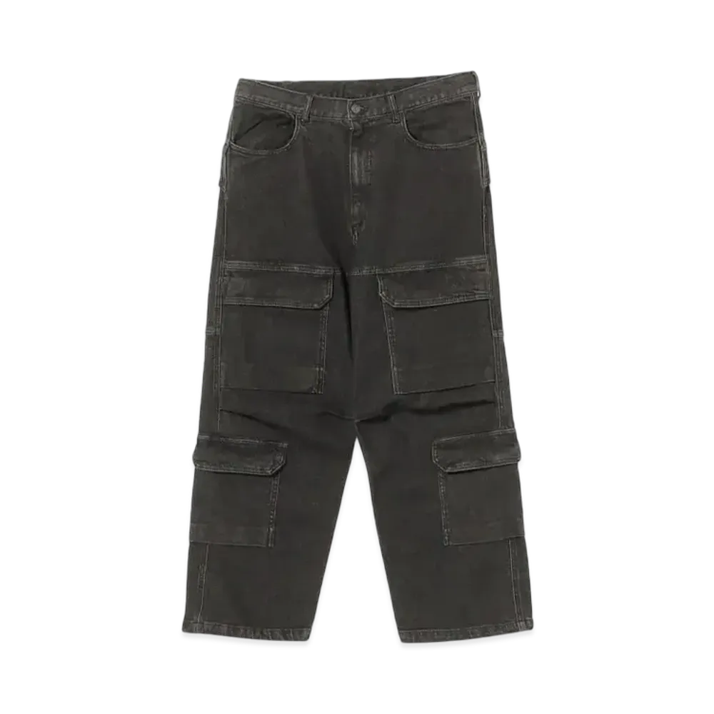 BEAMS Double Pocket Denim Pants "Black"