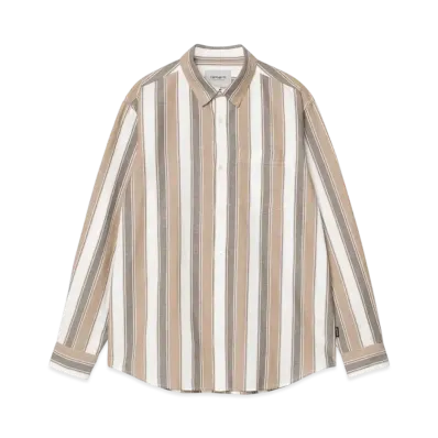 Carhartt WIP L/S Kendricks Shirt "Kendricks Stripe Liberica"