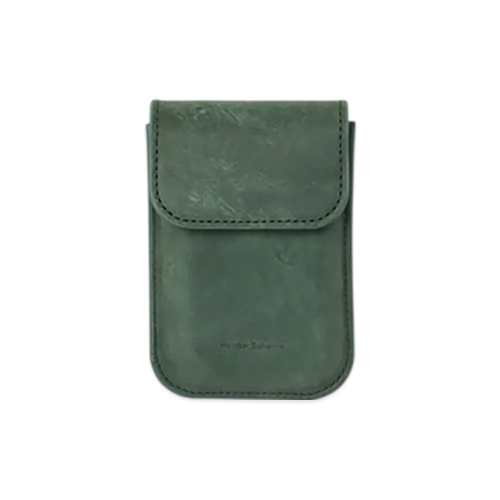 Hender Scheme Flap Card Case "Green"