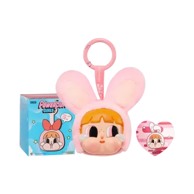 POP MART CRYBABY x Powerpuff Girls Series Plush BUNNY BLOSSOM