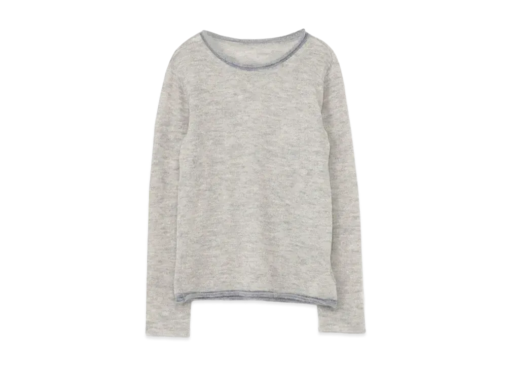 Yohji Yamamoto 10G1P PlAIN STITCH WASTE KNITTING RN "Gray"