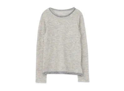 Yohji Yamamoto 10G1P PlAIN STITCH WASTE KNITTING RN "Gray"