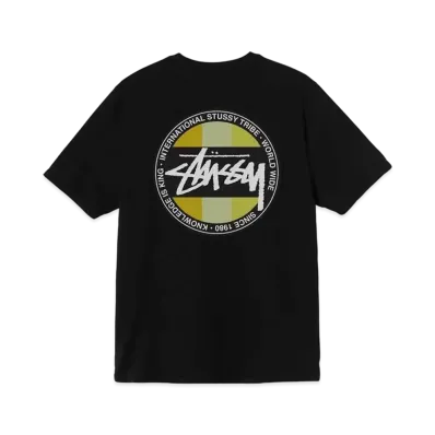 Stussy CLASSIC DOT DYED TEE "Black"