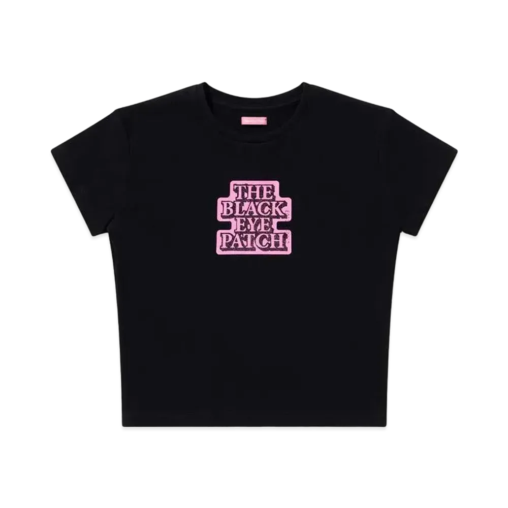BlackEyePatch OG Label Baby Tee "Black"