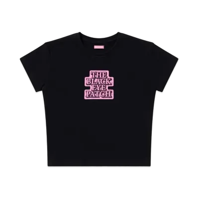 BlackEyePatch OG Label Baby Tee "Black"