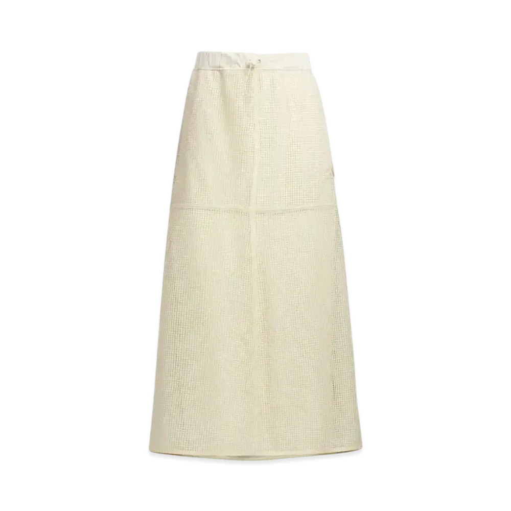 adidas Luxflow Casual Woven Layered Skirt "Warm Vanilla"