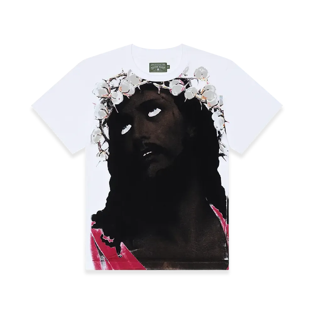 DENIM TEARS Crown Made Of Cotton Tee "White"