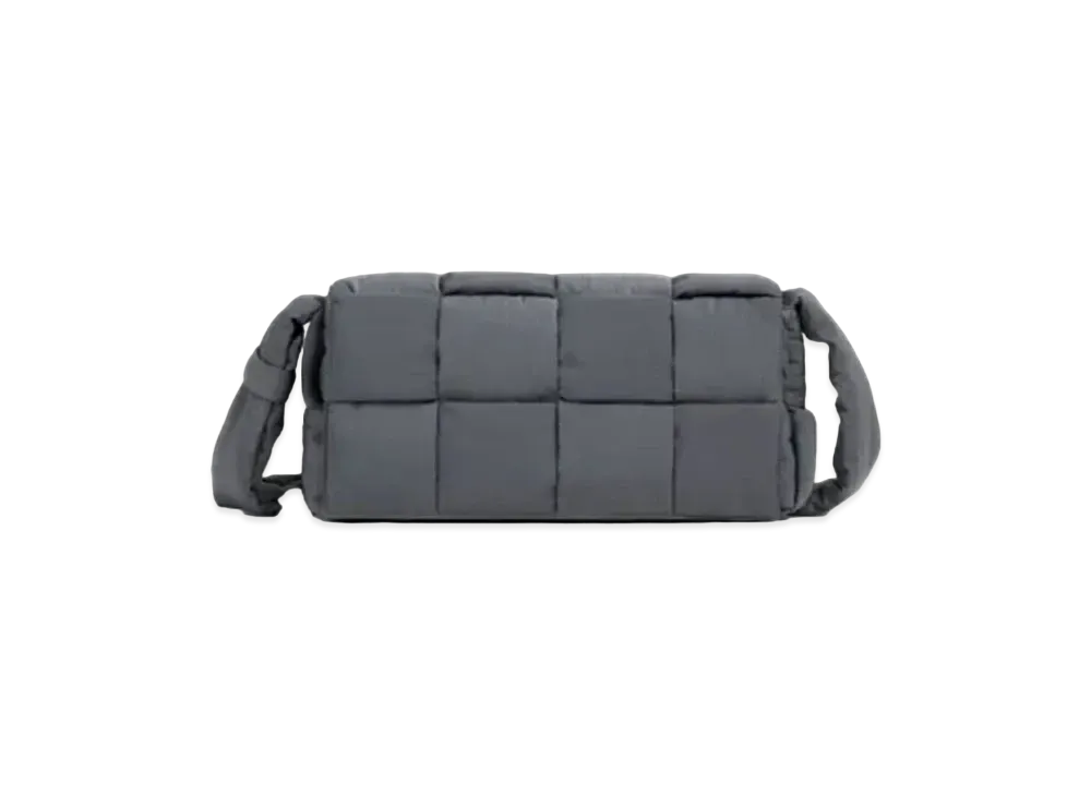 Bottega Veneta Padded Tech Cassette Crossbody Bag "Grey/Pool"