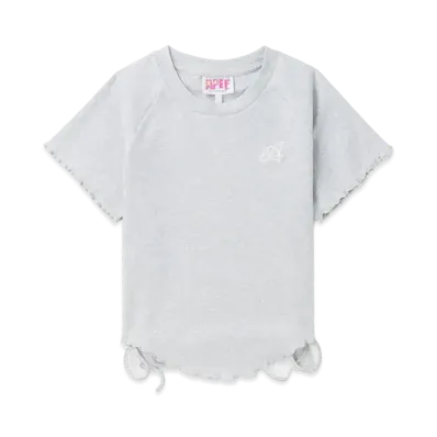 A BATHING APE Self Tie Raglan Top "Gray"