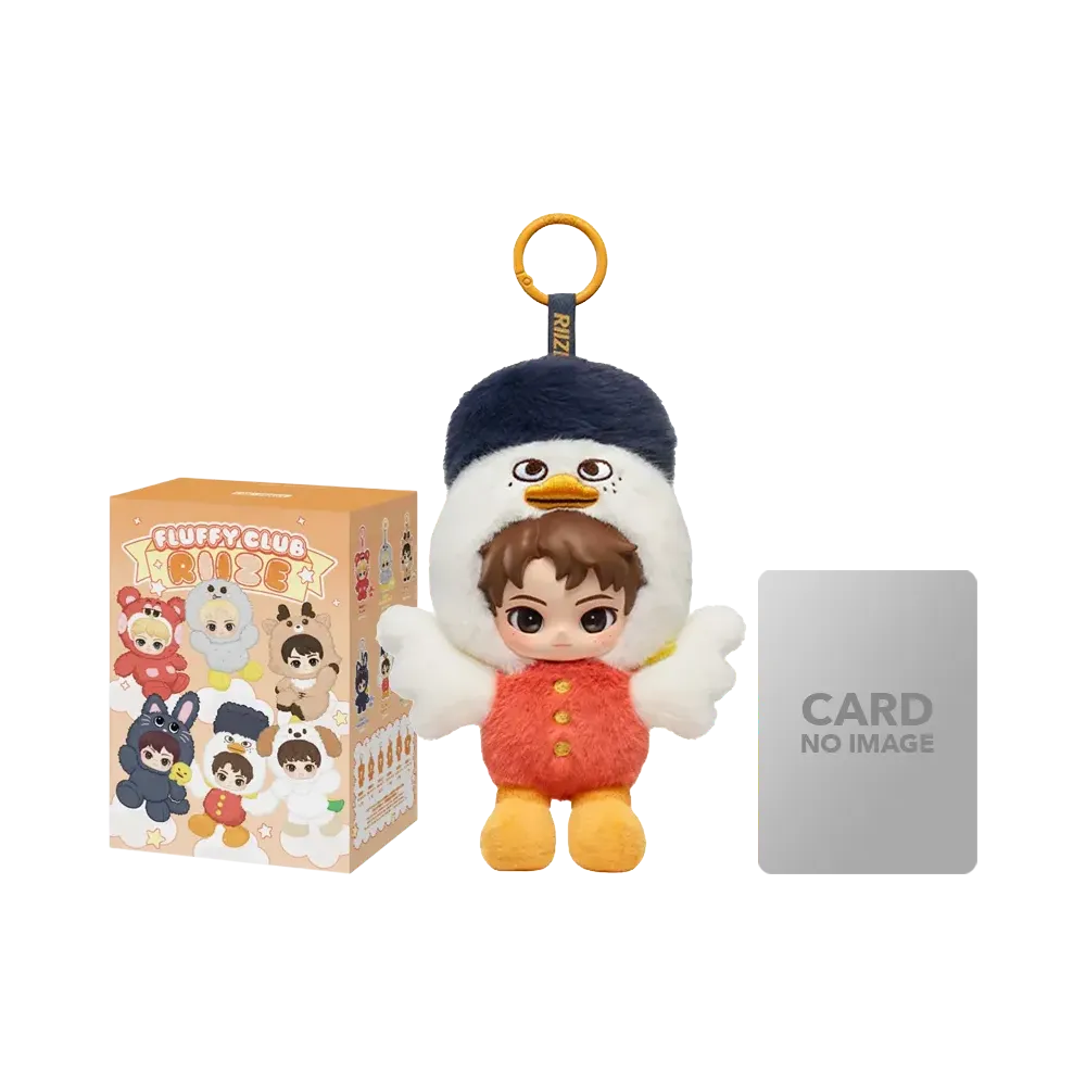 POP MART RIIZE Fluffy Club Series Vinyl Plush Doll Pendant Fluffy DDOLBYEONG
