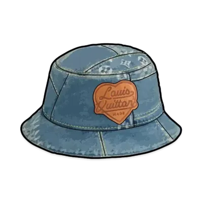 Louis Vuitton x NIGO LV MADE BUCKET HAT COTTON "Black"