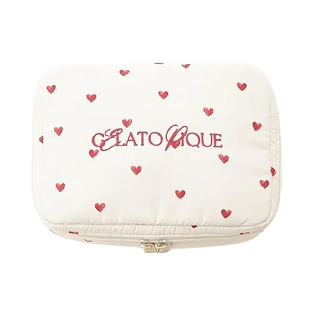 GELATO PIQUE Pattern Multi Pouch "Red"